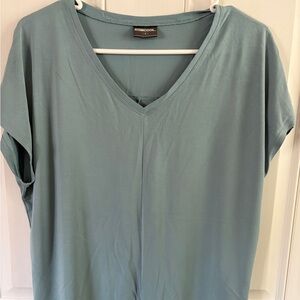 32 Degrees Women's Teal V-Neck Tee